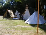 Northside campsite at Canterbury Faire