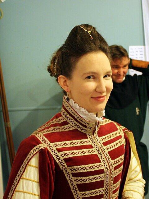 Katherina and the first outing of The Hairdo and the Dress of Much Braid