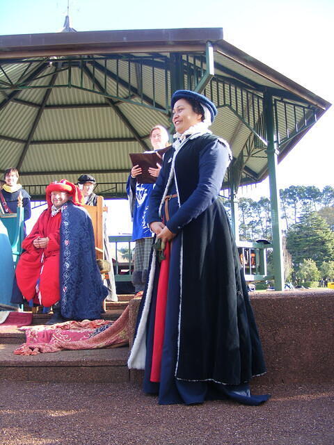 Lady Anna addresses the court