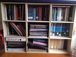 Bookshelves full of books (books sold separately)
